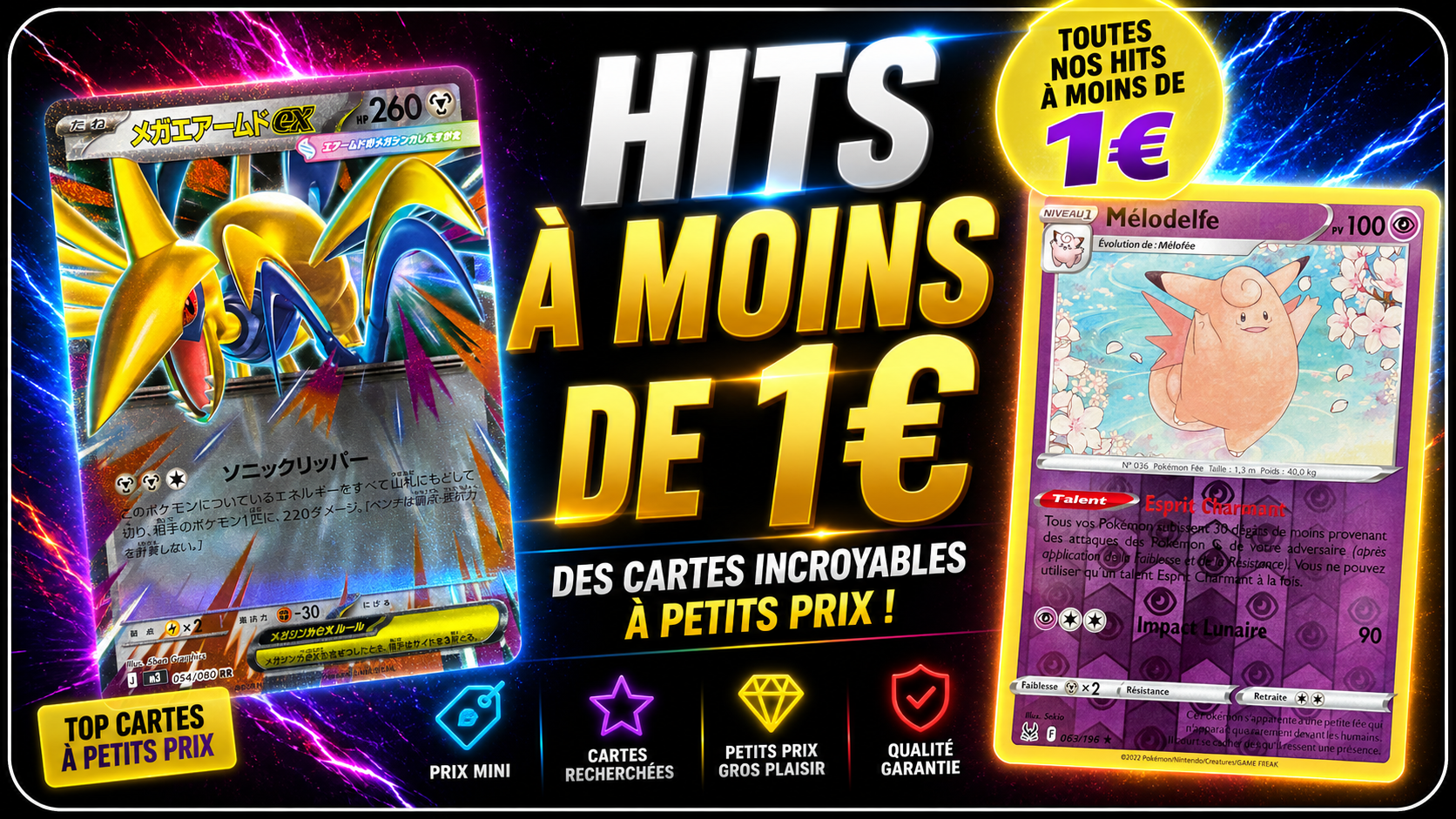 Hits à moins de 1€