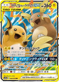 Raichu & Alolan Raichu GX Holo Double Rare SM10a: GG End 008/054 SM10A