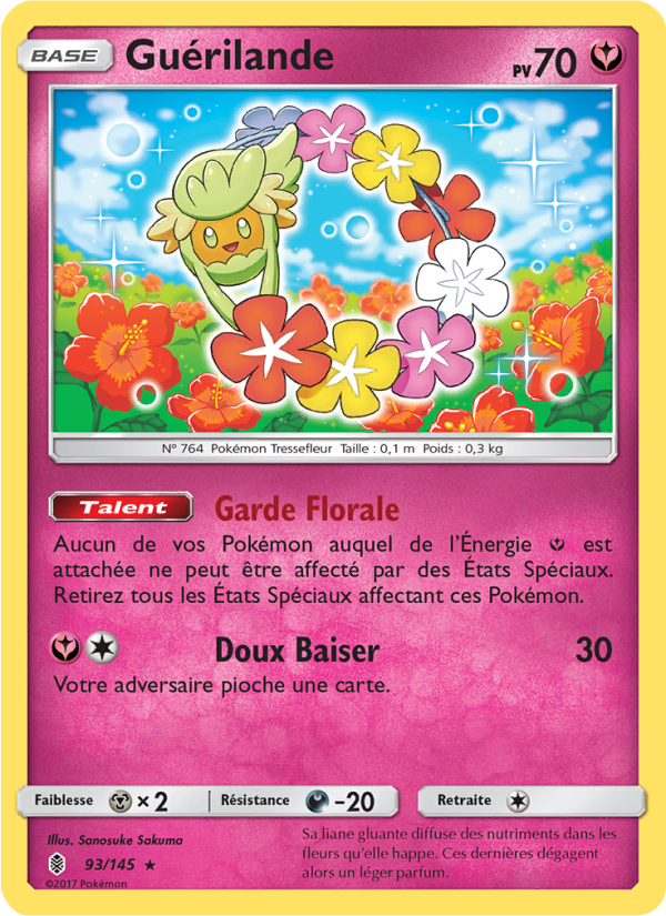 Guérilande   Rare Reverse Holofoil Gardiens Ascendants sm 93 2017  NM