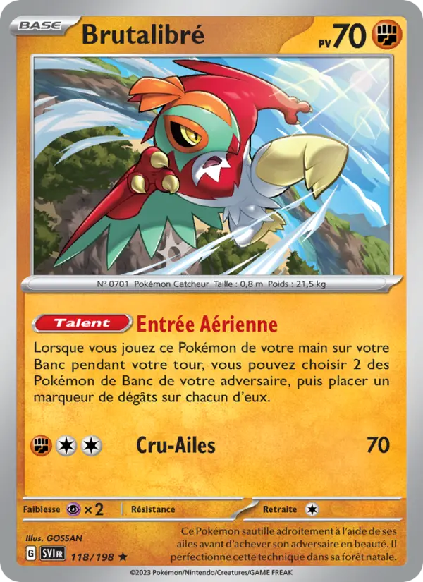 Brutalibré 118 Écarlate et Violet Rare fr