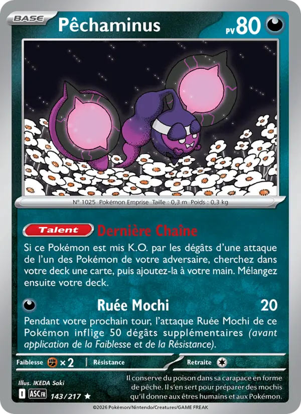 Pêchaminus 143 Héros Transcendants Rare fr