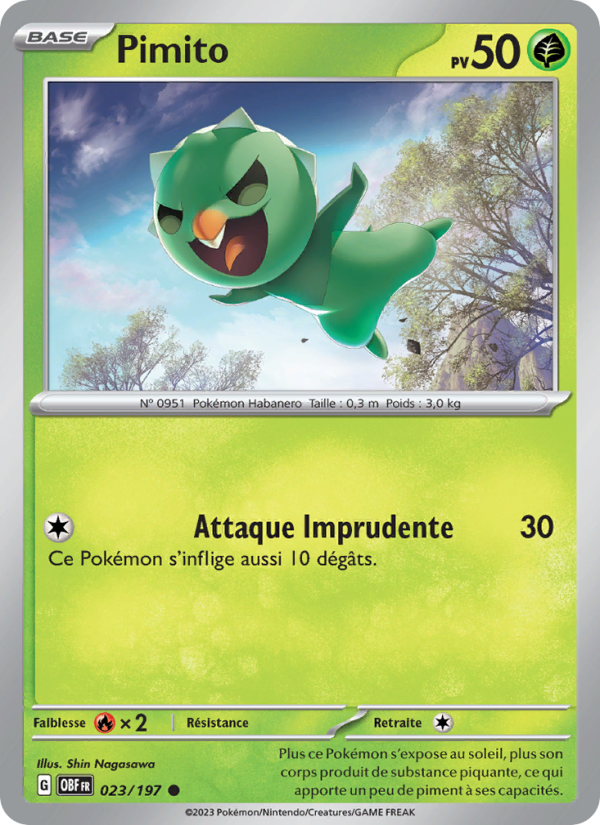 Pimito   Commune Normal Flammes Obsidiennessv 023 2023  NM