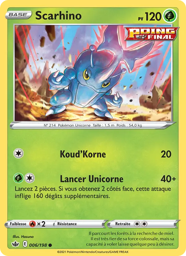 Scarhino 6 Règne de Glace Commune fr