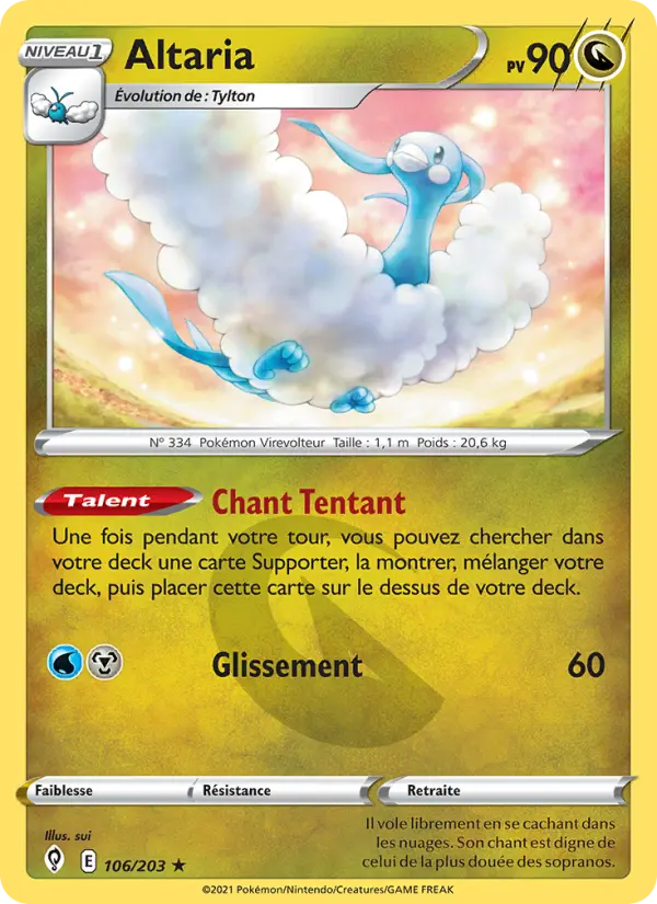 Altaria 106 Évolution Céleste
