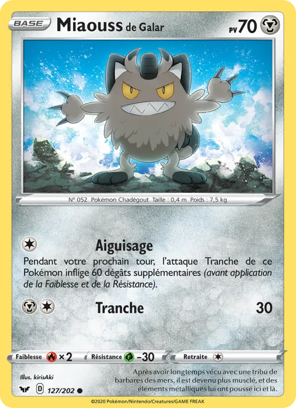 Miaouss de Galar 127 Épée et Bouclier Commune fr