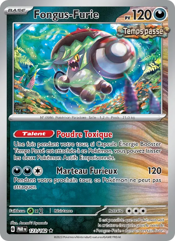 Fongus-Furie 123 Faille Paradoxe Rare fr