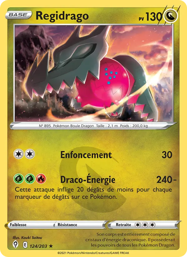 Regidrago 124 Évolution Céleste Holo Rare fr