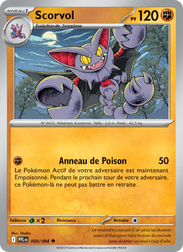 Scorvol 050 Flammes Fantasmagoriques Peu Commune fr