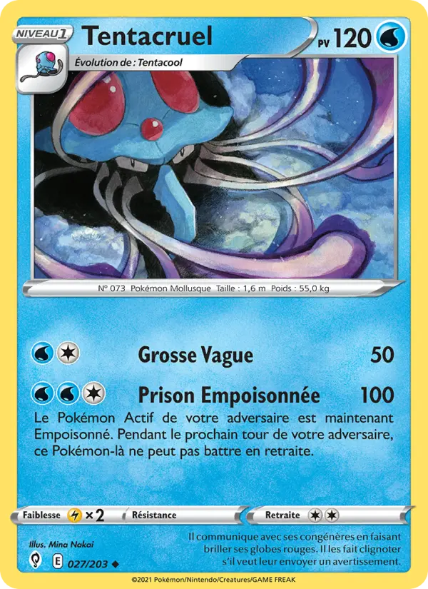 Tentacruel 27 Évolution Céleste Peu Commune fr