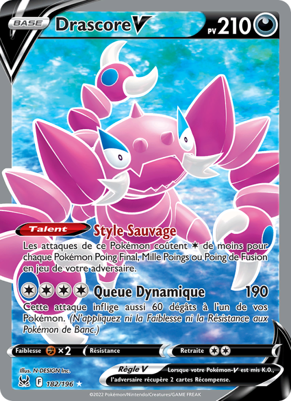 Drascore V Holo - Ultra Rare SWSH 182