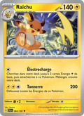 Raichu 064 Évolutions à Paldea Peu Commune fr
